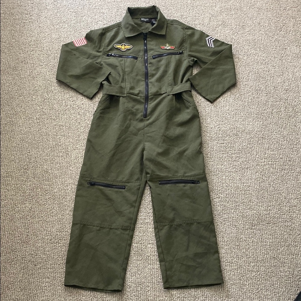 Aviator One Piece Kids Costume Sz S (8)